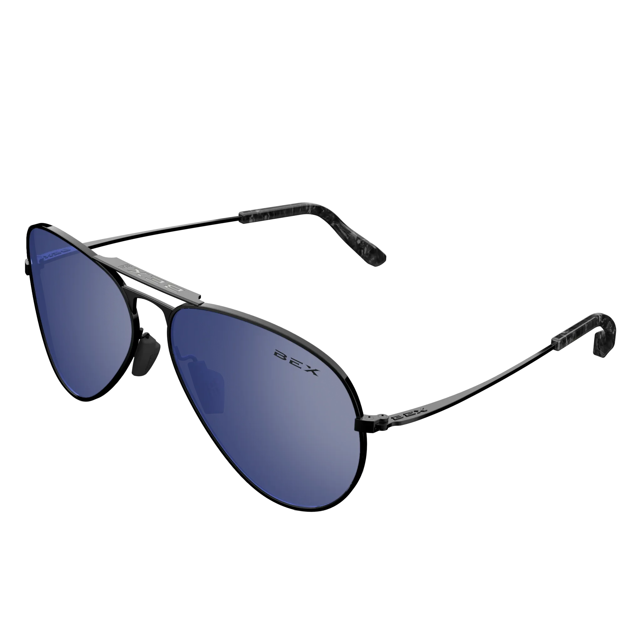 Bex Wesley Black & Lavender Sunglasses