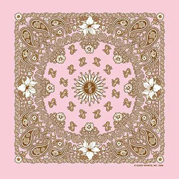 Carolina Bandana Poly Cotton Pink