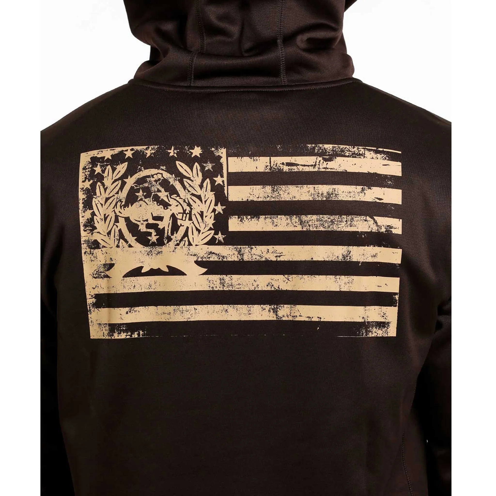Cinch Men's Brown 1/4 Zip Hoodie