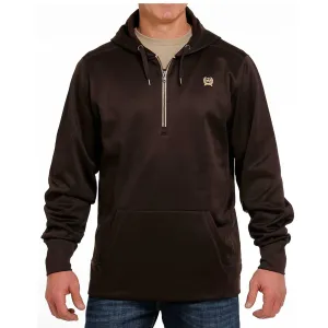 Cinch Men's Brown 1/4 Zip Hoodie