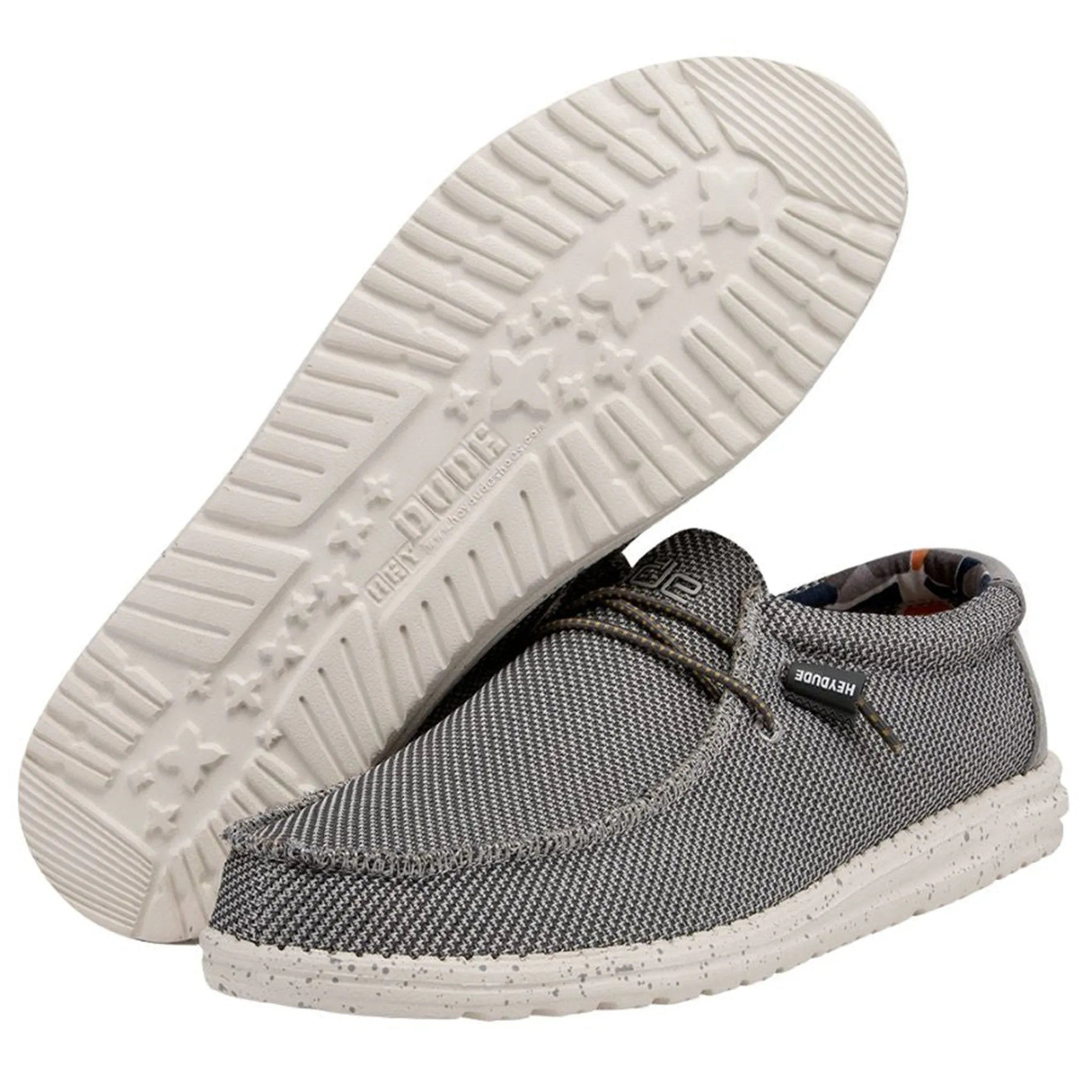 Hey Dude Men's Wally Sox Asphalt