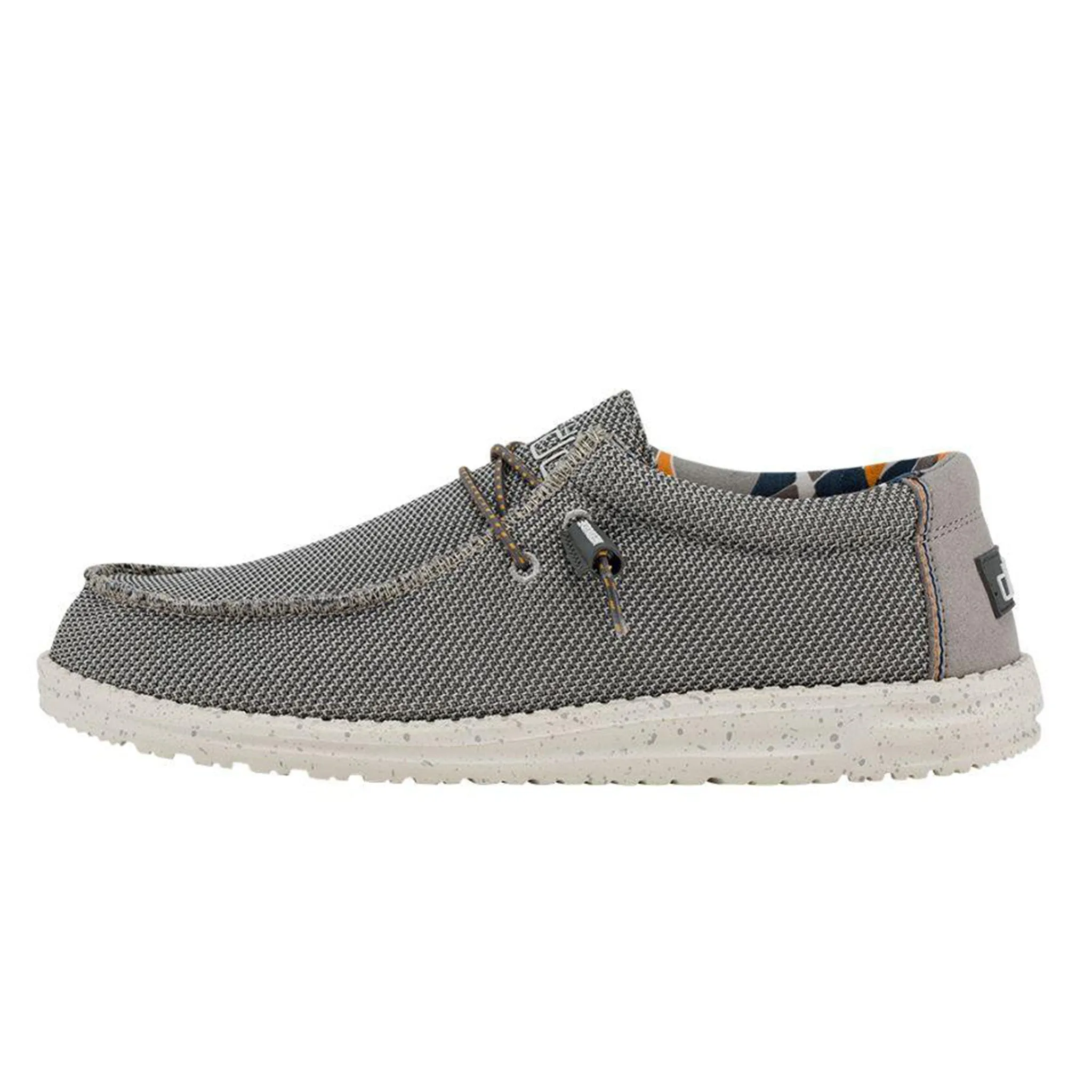 Hey Dude Men's Wally Sox Asphalt