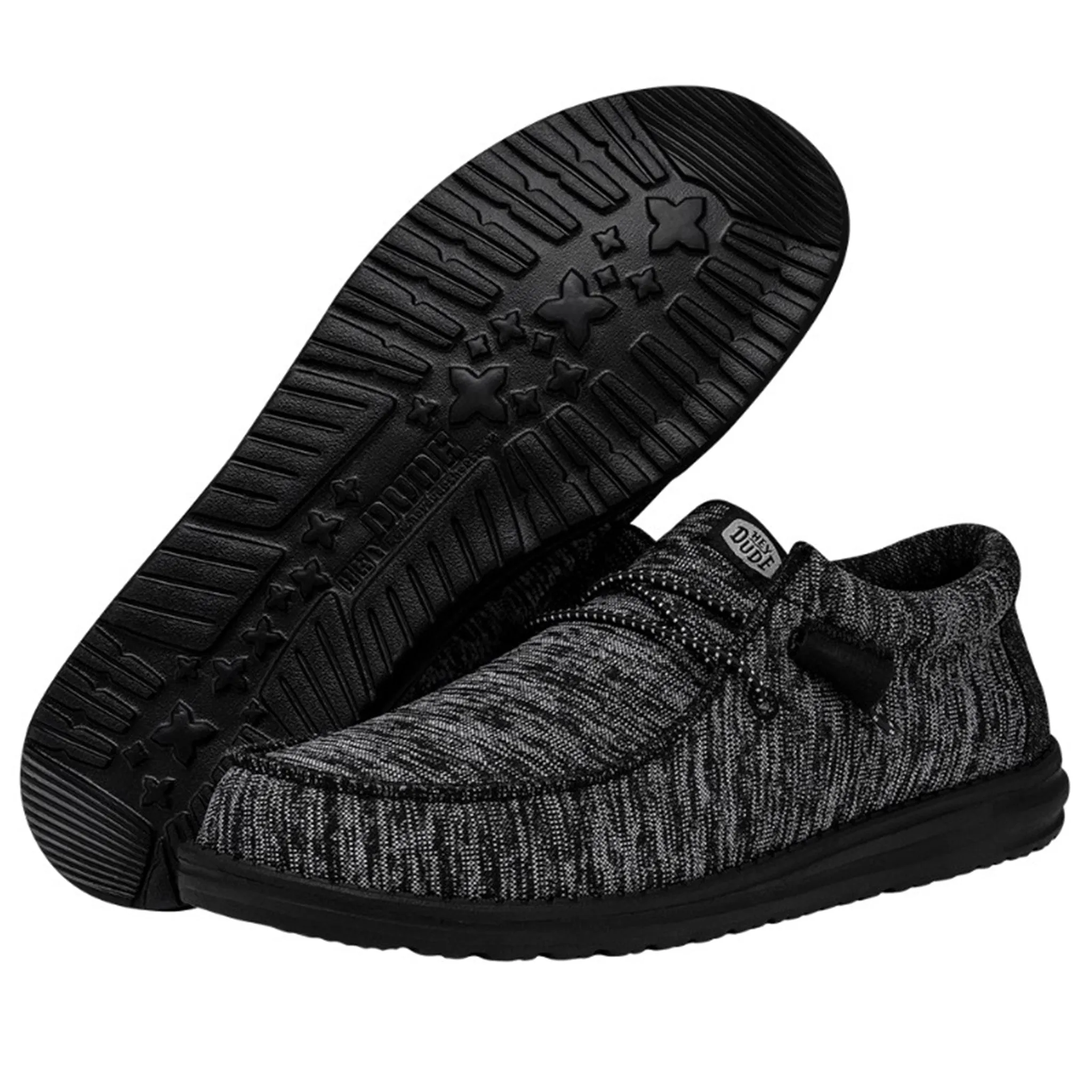 Hey Dude Men's Wally Sport Knit Black