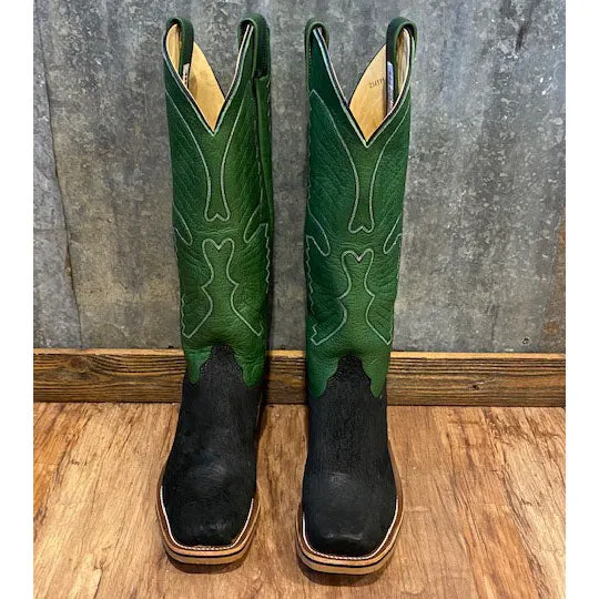 Olathe Black and Jade Hippo Boots