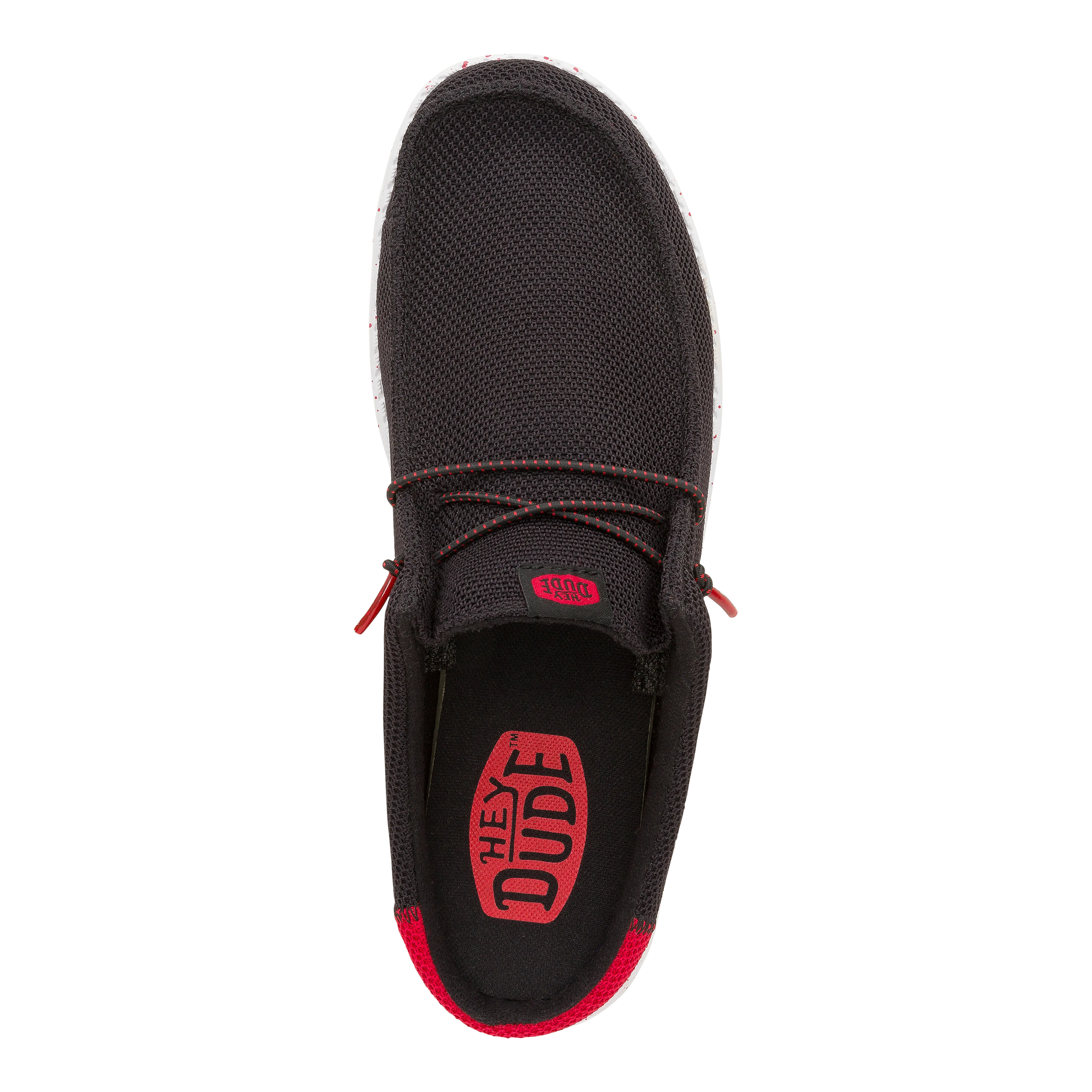 Wally Slip Varsity - Black/Red