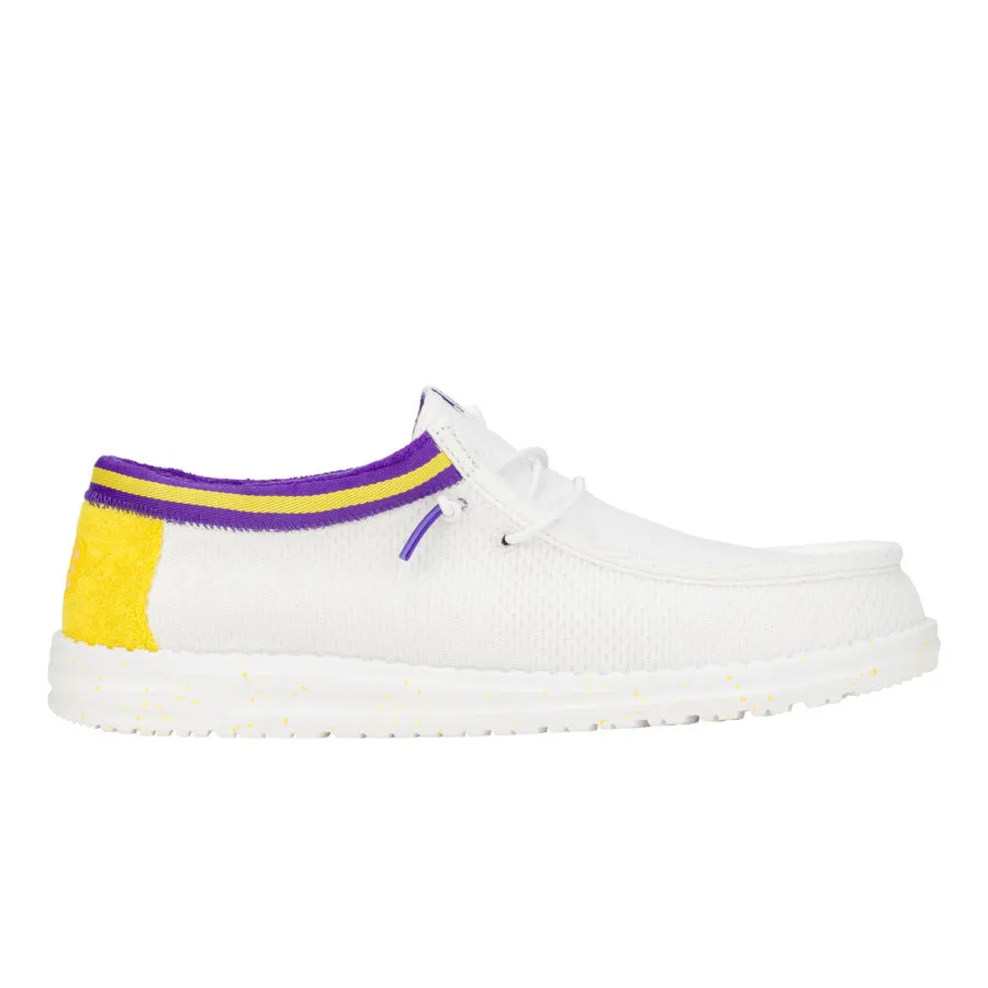 Wally Varsity Jersey - White Yellow