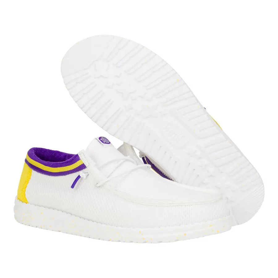 Wally Varsity Jersey - White Yellow