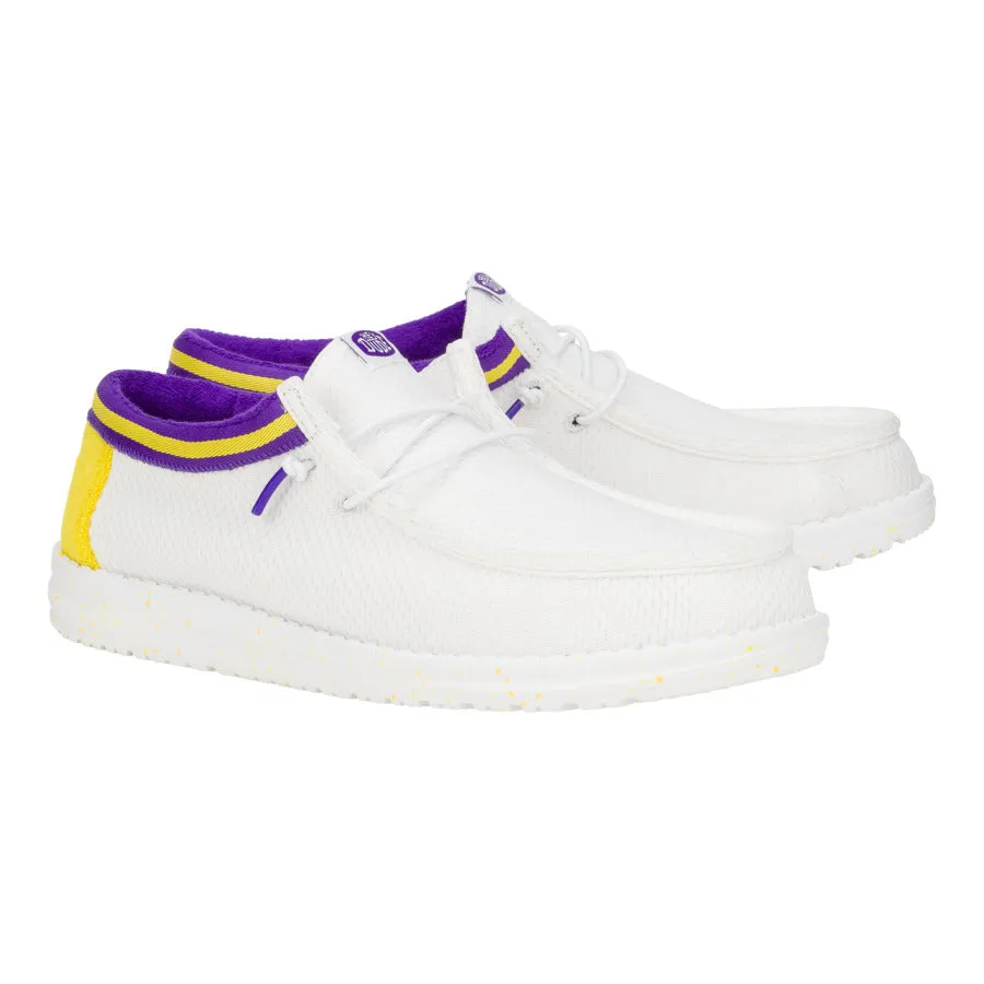 Wally Varsity Jersey - White Yellow