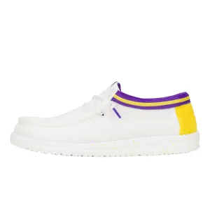 Wally Varsity Jersey - White Yellow