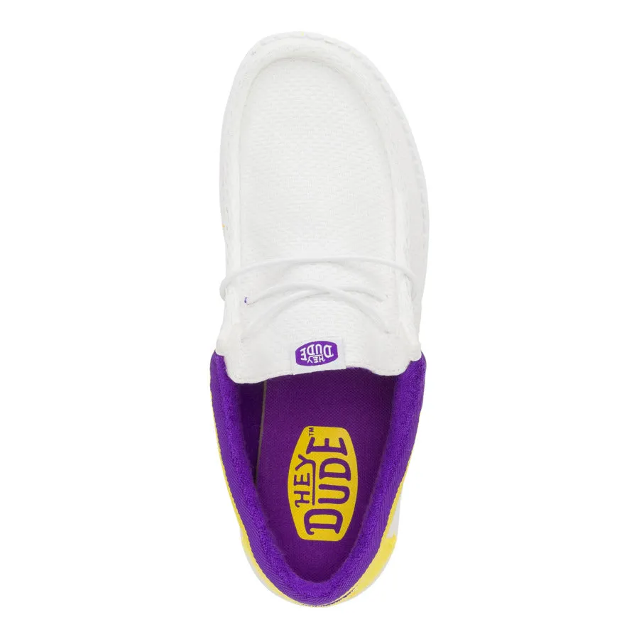 Wally Varsity Jersey - White Yellow