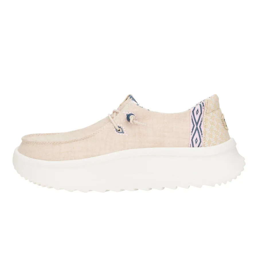 Wendy Peak Chambray Woven - Tan