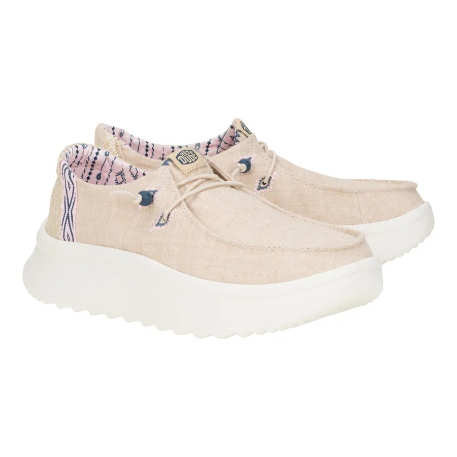 Wendy Peak Chambray Woven - Tan