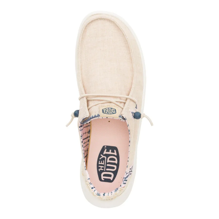 Wendy Peak Chambray Woven - Tan