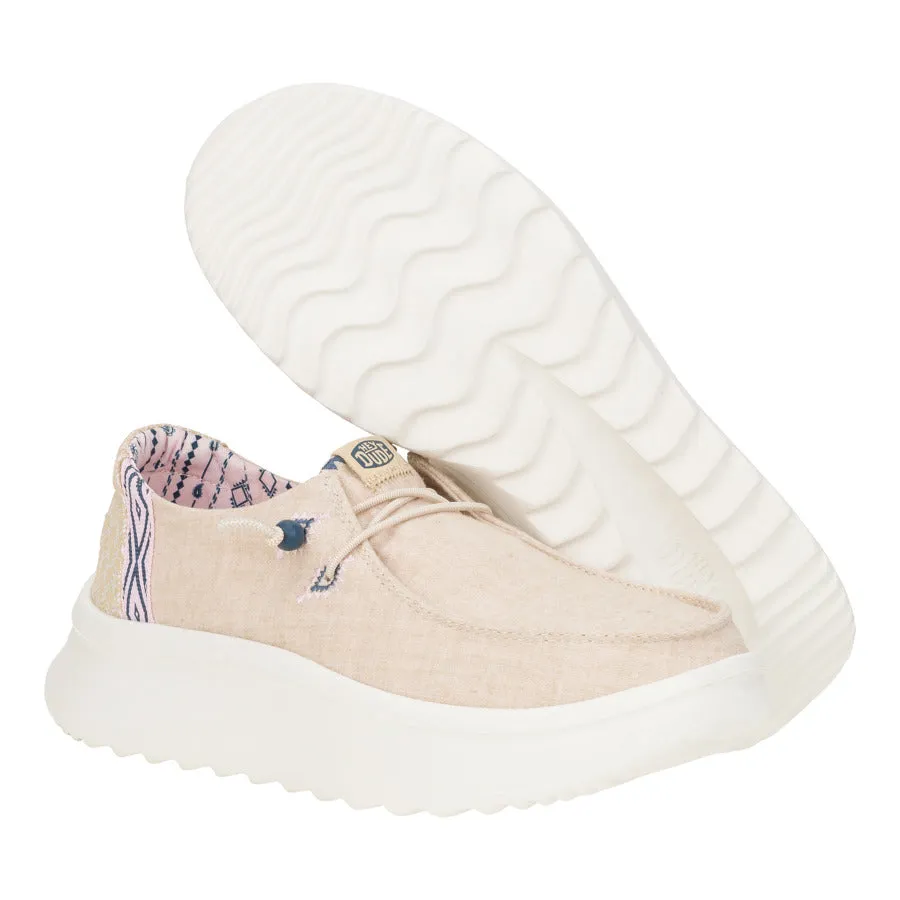 Wendy Peak Chambray Woven - Tan