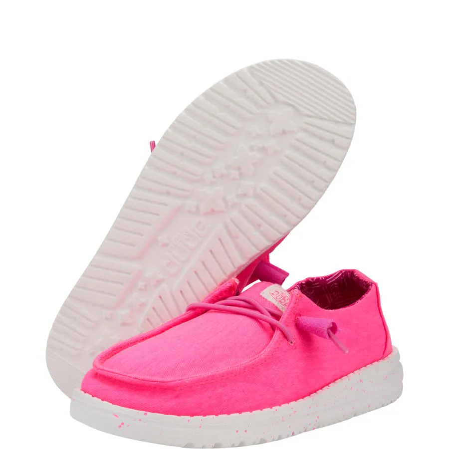 Wendy Youth Stretch Canvas - Neon Pink